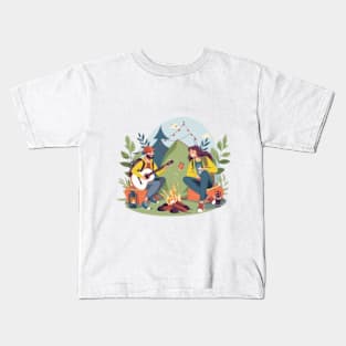 camping life Kids T-Shirt